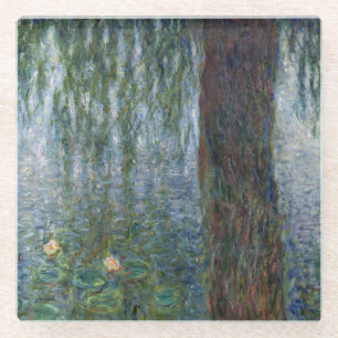 Dessous-de-verre En Verre Saules pleurants de nénuphars de Claude Monet