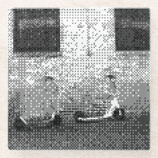 Dessous-de-verre En Verre scooter électrique (Devant)