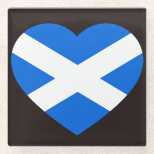 Dessous-de-verre En Verre Scottish HeartFlag Glass Dessous de verre cn