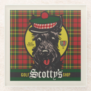 Dessous-de-verre En Verre Scotty's Golf Shop