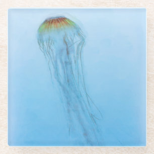 Dessous-de-verre En Verre Sea Nettle