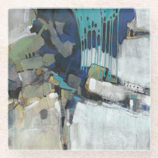 Dessous-de-verre En Verre Séparation (Devant)