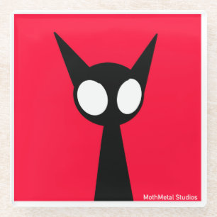 Dessous-de-verre En Verre Shadow World - Vex "Hello Hooman !"
