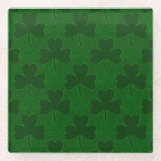 Dessous-de-verre En Verre Shamrock