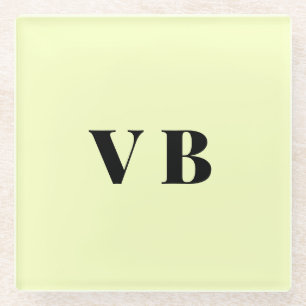 Dessous-de-verre En Verre simple couleur pastel personnalisée minimale solid