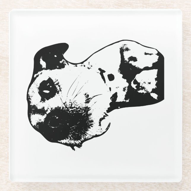 Dessous-de-verre En Verre Sip, ne pas stresser (Devant)