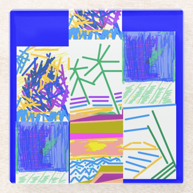 Dessous-de-verre En Verre Solive (Devant)