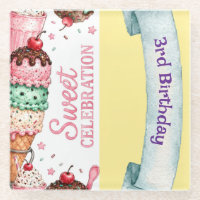 Sous-tasses pour fête d'anniversaire Candyland Sun