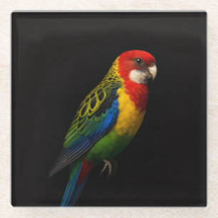 Dessous-de-verre En Verre Sous-verre en verre Black 4 Luxe, Rosella oriental