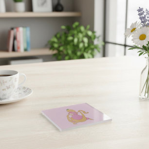 Dessous-de-verre En Verre Sous-verre en verre Raiponce