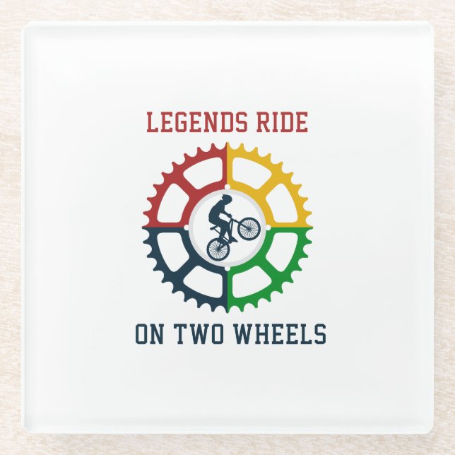 Dessous-de-verre En Verre Spirale Vintage Rustique (Devant)