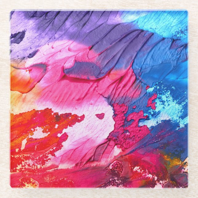 Dessous-de-verre En Verre Splash (Devant)