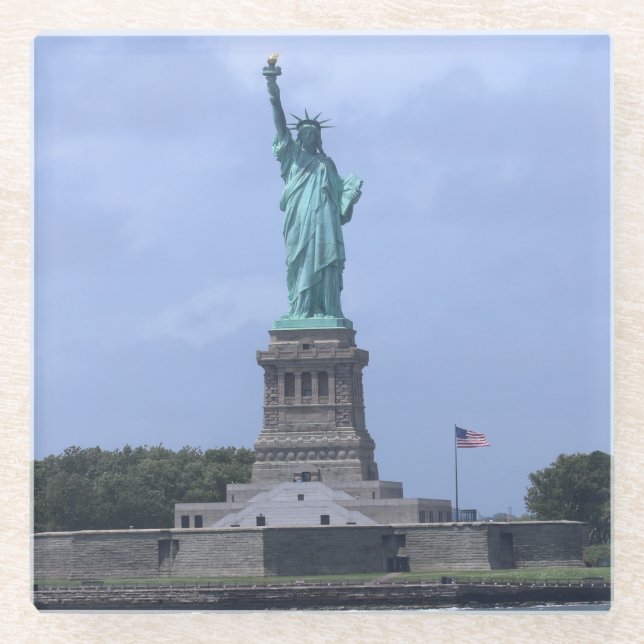 Dessous-de-verre En Verre Statue de la Liberté (Devant)