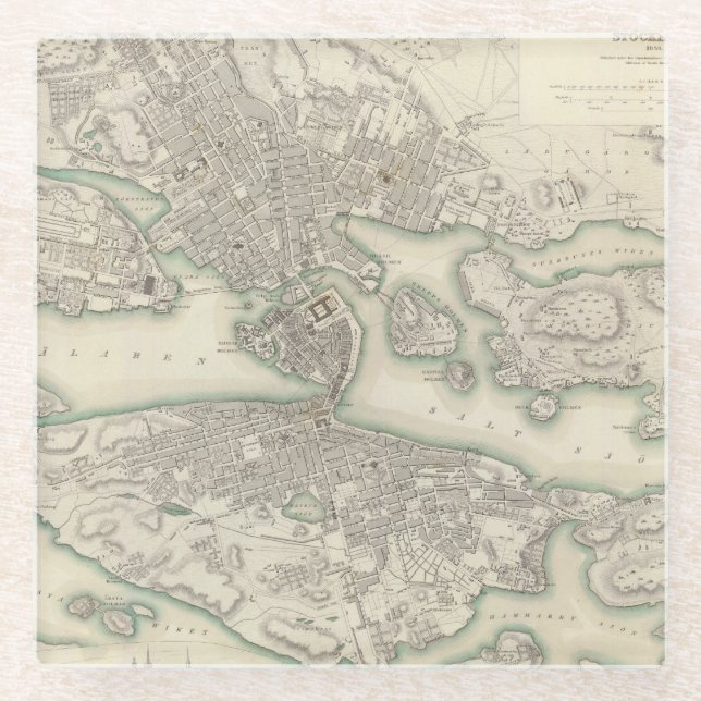 Dessous-de-verre En Verre Stockholm (Devant)