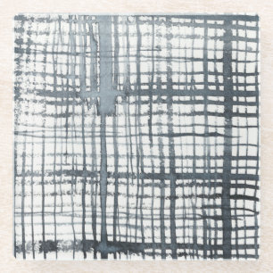 Dessous-de-verre En Verre Stylus - Vérifier le Motif