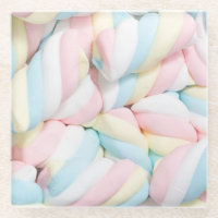 Sucrerie en pastel pelucheuse de guimauve