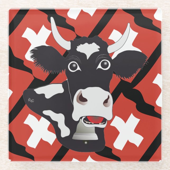 Dessous-de-verre En Verre Suisse Svizzera (Devant)