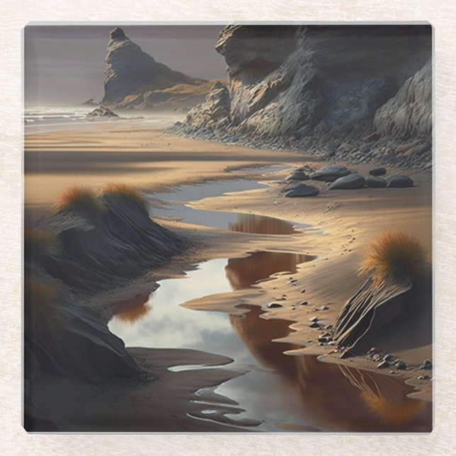 Dessous-de-verre En Verre Sunset (Devant)