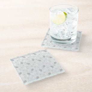 Dessous-de-verre En Verre Superposition de grille transparente – Texture PNG