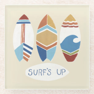 Dessous-de-verre En Verre Surf ! Surf