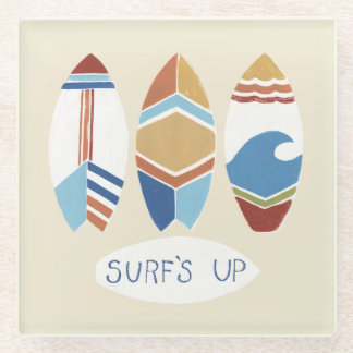 Dessous-de-verre En Verre Surf  ! Surf