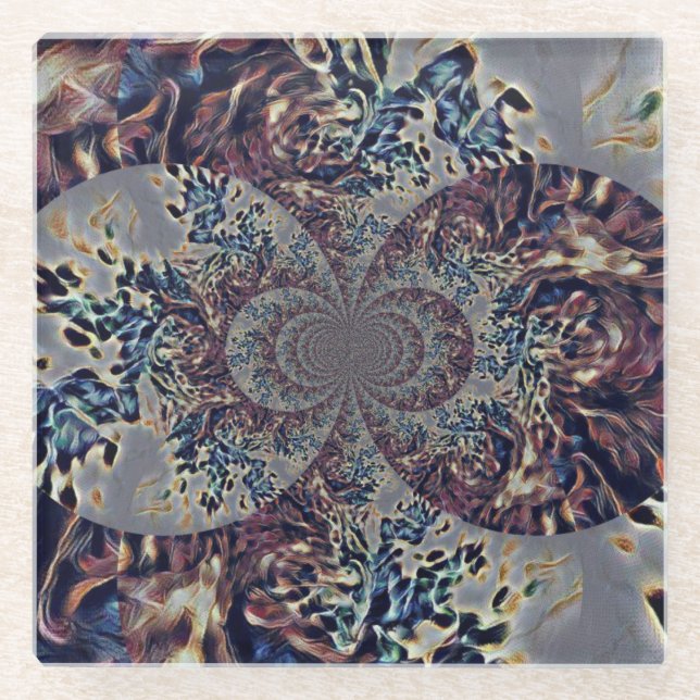 Dessous-de-verre En Verre T. Nova (Devant)