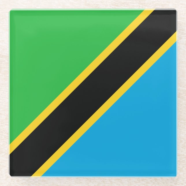 Dessous-de-verre En Verre Tanzanie (Devant)
