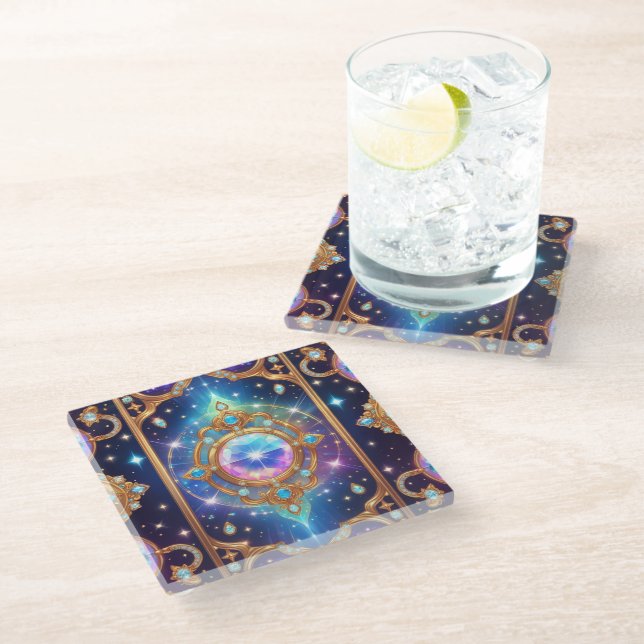 Dessous-de-verre En Verre Tapis de souris (Incliné)