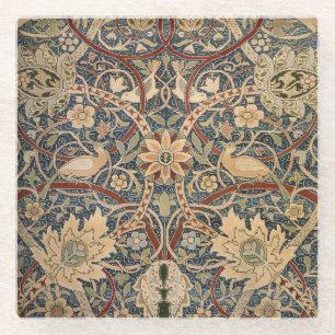 Dessous-de-verre En Verre Tapisserie Faux Bullerswood de William Morris