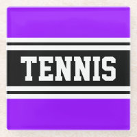 TENNIS Sporty Violet Violet Noir Brillant