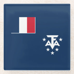 Dessous-de-verre En Verre Terres australes françaises de l'Antarctique