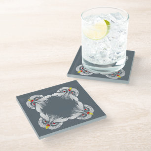 Dessous-de-verre En Verre Tête de chouette