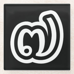 Dessous-de-verre En Verre Thaïlande Numéro 7 / Sept / ๗ (Jed/Chet) Thai