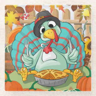Dessous-de-verre En Verre Thanksgiving