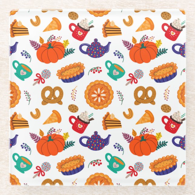 Dessous-de-verre En Verre Thanksgiving Meme | Remerciez Pour Tout (Devant)