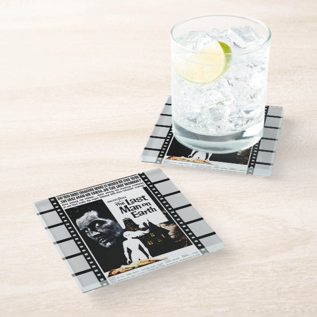 Dessous-de-verre En Verre 'The Last Man on Earth' Coaster (Incliné)