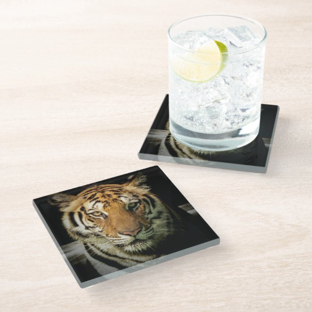 Dessous-de-verre En Verre tigre (Incliné)