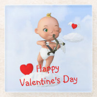 Toon Baby Cupidon volant avec un arc et une flèche