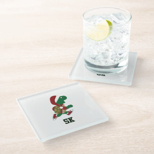 Dessous-de-verre En Verre Tortue de Noël 5K
