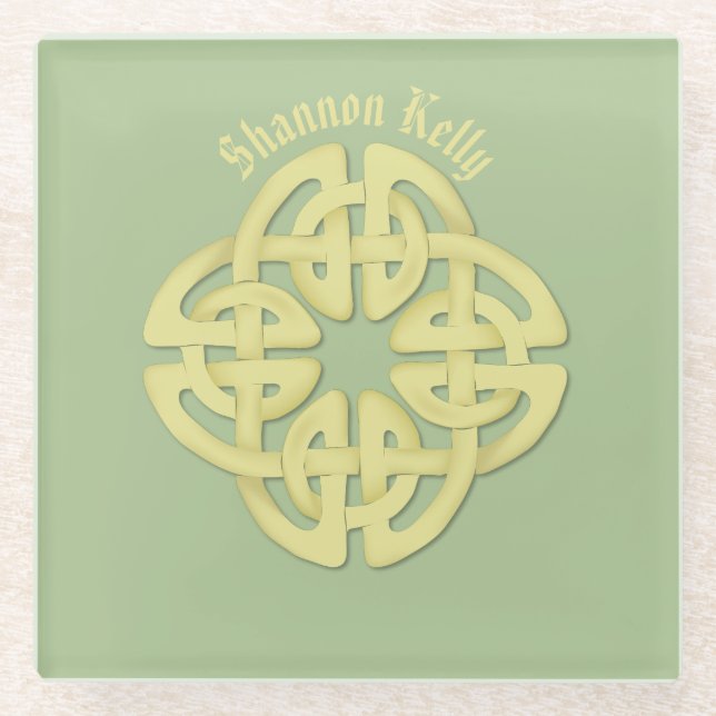 Dessous-de-verre En Verre Tout-sur-impression celtique (Devant)