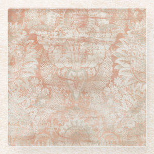 Dessous-de-verre En Verre Trame de grenat