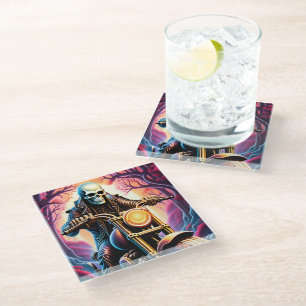 Dessous-de-verre En Verre Traverser les branches entremêlées