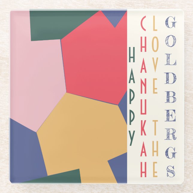 Dessous-de-verre En Verre Trending Dreidels (Devant)