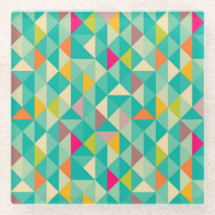 Dessous-de-verre En Verre Triangles motif