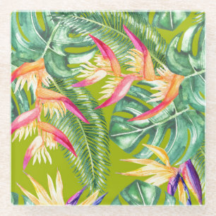Dessous-de-verre En Verre Tropical