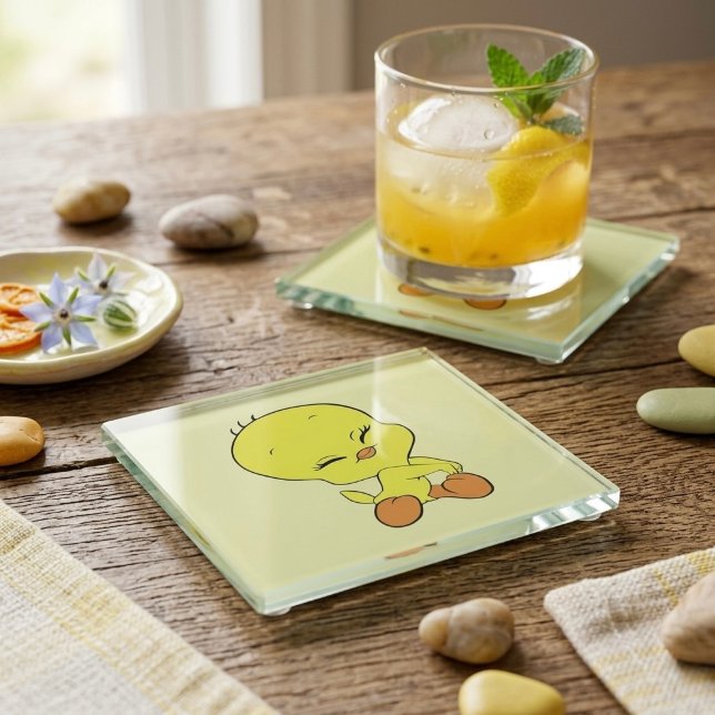 Dessous-de-verre En Verre Tweety (Créateur téléchargé)