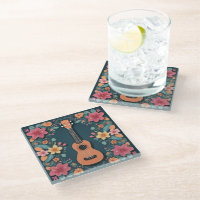 Ukulele Fleurs Tropicales Instrument de Musique Jo