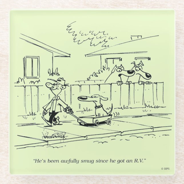 Dessous-de-verre En Verre Un nouveau tour (Devant)