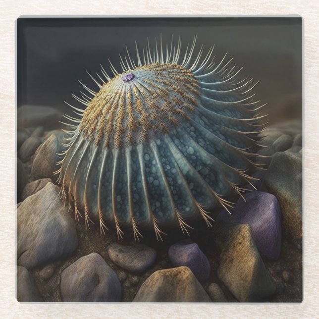 Dessous-de-verre En Verre Urchine de Deep Sea (Devant)