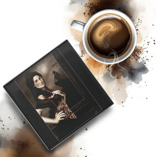 Dessous-de-verre En Verre Vampire victorien Werewolf